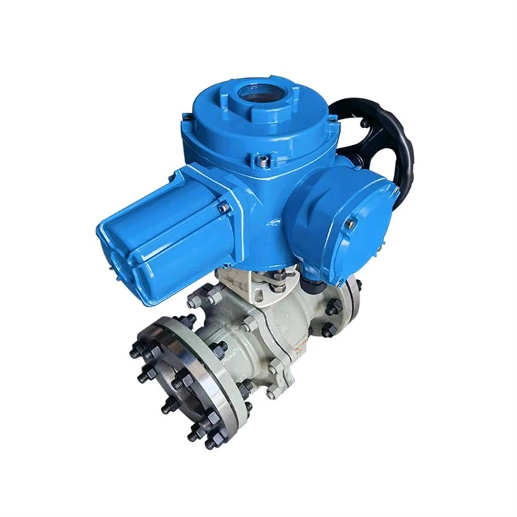 Supplier Cut Off WOG Actuator Ball Valve